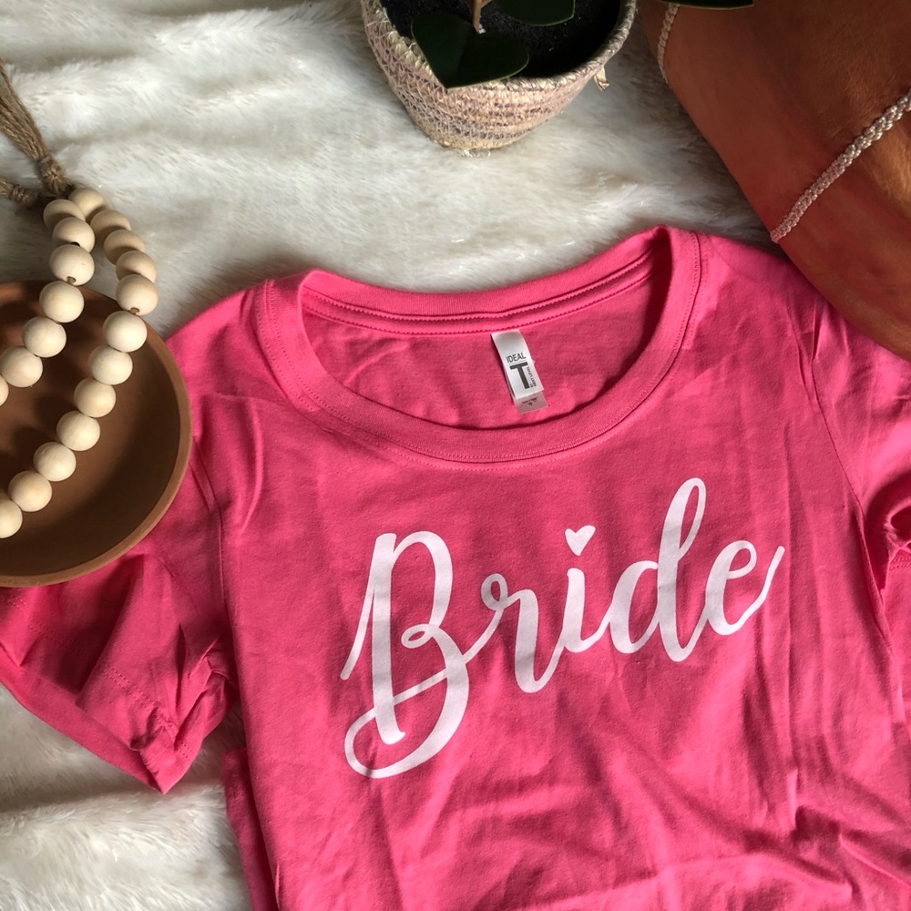 Bride Pink T Shirt
